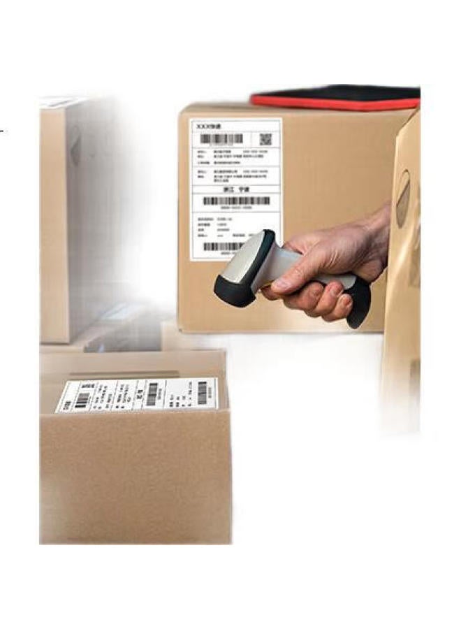 Deli Mint Sea 100*60Mm 700 Sheets*1 Roll Three-Proof Thermal Label Paper Express Sticker Printing Paper Goods Barcode Label Paper Zg180 - Image 2