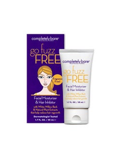 Completely Bare مرطب الوجه Ompletely Bare Go Fuzz Free ومثبط نمو الشعر ومستخلصات مضادة للشيخوخة ومقللة نمو الشعر  - Image 2