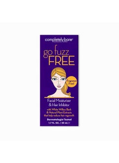 Completely Bare مرطب الوجه Ompletely Bare Go Fuzz Free ومثبط نمو الشعر ومستخلصات مضادة للشيخوخة ومقللة نمو الشعر  - Image 3