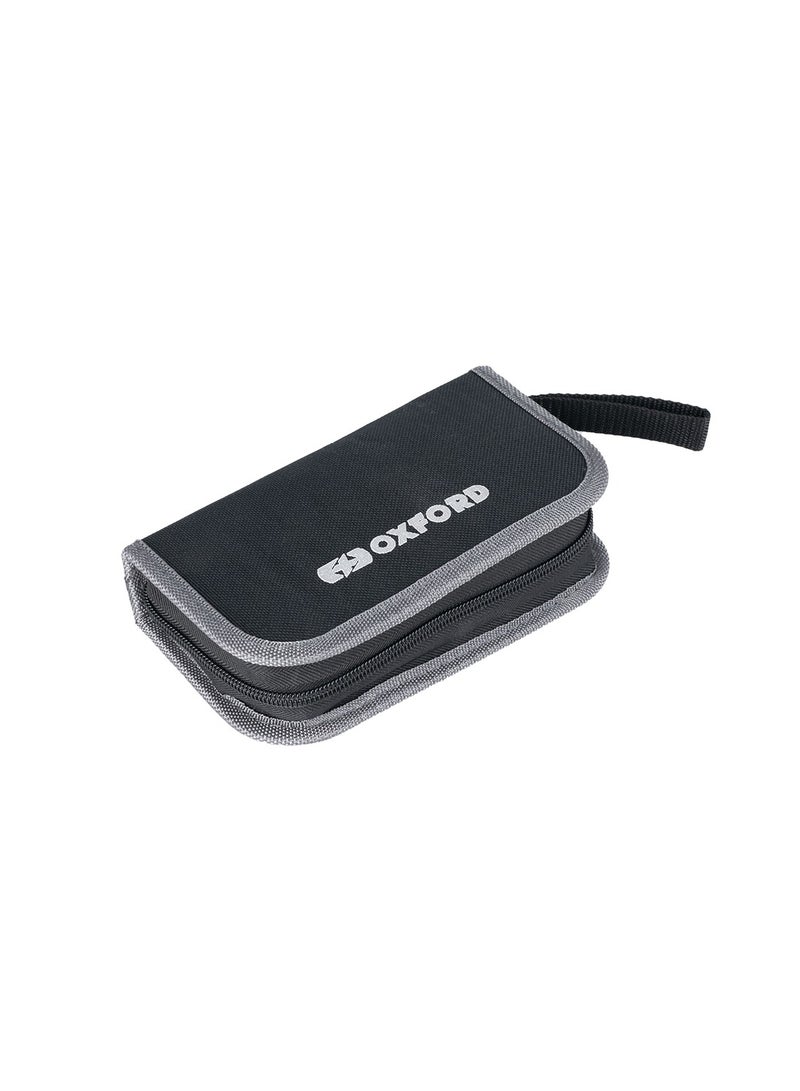 Oxford Oxford OX770 Bike Tool Kit Pro - Repair Your Motorbike, Motorcycle or Scooter On The Move, Black - Image 4