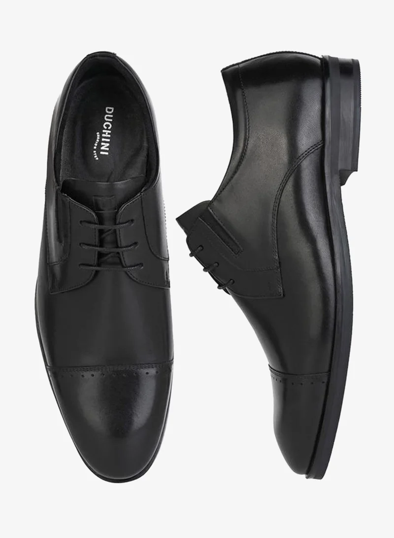 دوتشيني أحذية رجالية جلد برباط ديربي