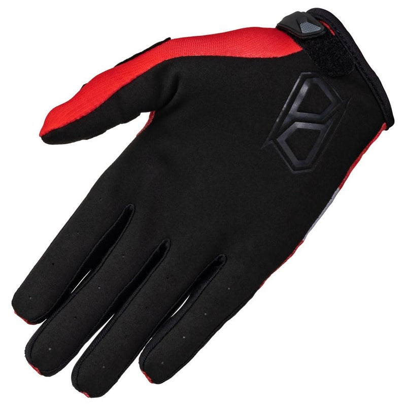 MSRâ„¢ Axxis Proto Riding Gloves â€“ Unisex Red/Grey â€“X-Large - Lightweight Motocross, MTB, BMX & Powersports Gloves for Men & Women - Image 2