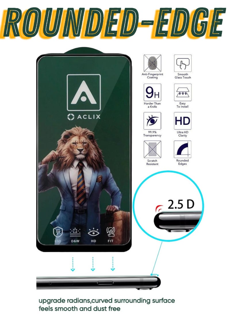 ACLIX 2 Pieces Antistatic ESD Dustproof Premium Quality High Definition Tempered Glass Screen Protector Designed For Samsung Galaxy A11 - Image 4