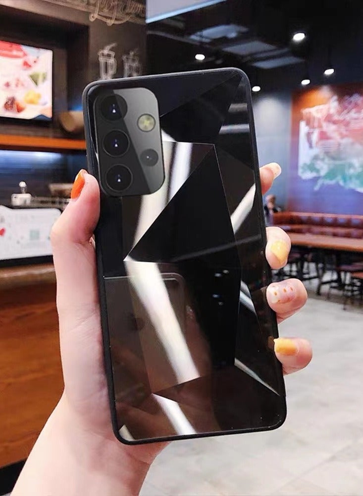 HEXABEX جراب Samsung A53، جراب واقٍ من الألماس اللامع المرصع بالجواهر لهاتف Samsung A53 باللون الأسود - Image 2