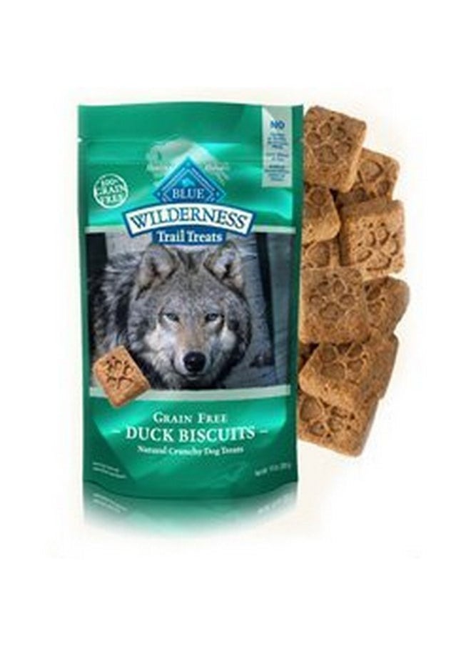 Blue - Blue Buffalo Wilderness Trail Treats Grain Free Duck Biscuits Dog Treats 40 OZ Made in USA - Image 1