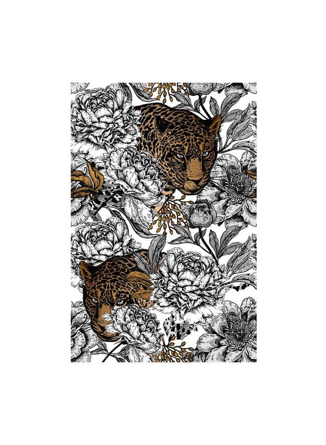 Bluejw Year Of The Tiger Animal Texture Self-Adhesive Wallpaper Wallpaper Waterproof Removable Living Room Wall Sticker RW201-220 - Image 1
