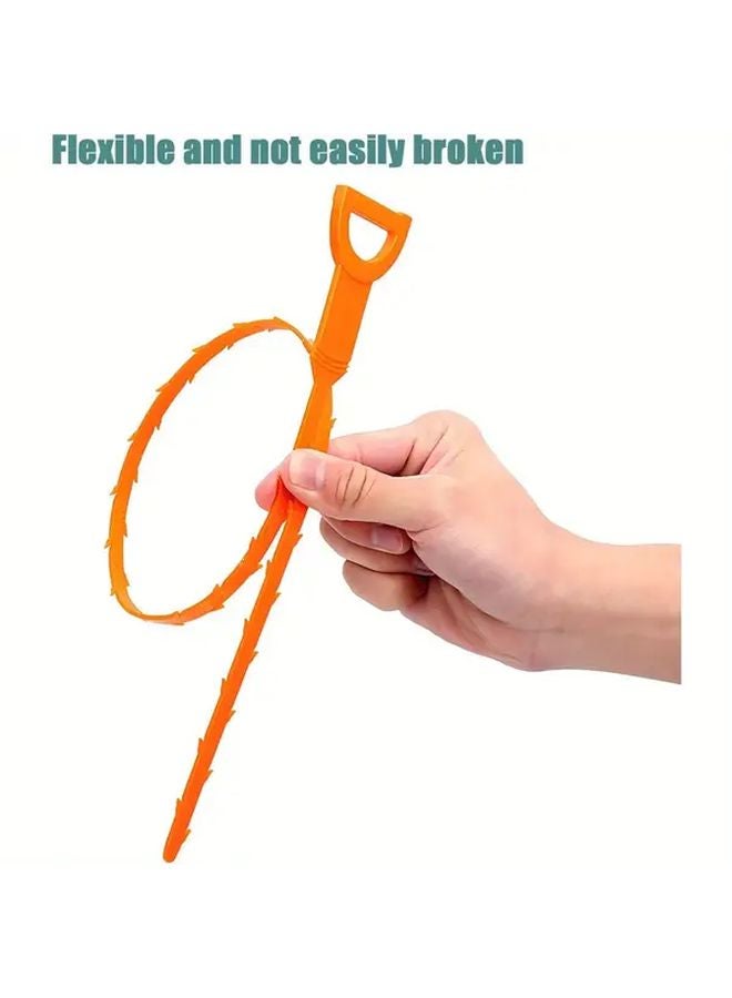 Variant Color 3pcs Drain Snake Cleaner Hair Remover Tool For Kitchen Sink Bathroom Tub Toilet - Image 4