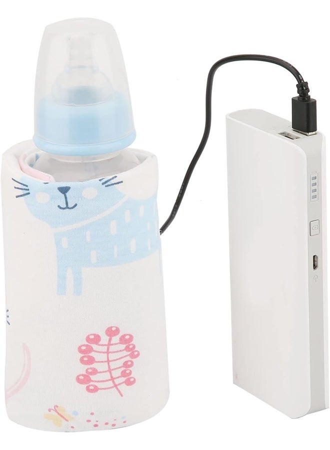 GOTOTOP Bottle Warmer Bag, Bottle Warmer Case Milk Warmer, Portable Cooler Bag with USB Charging Port for Baby Care - Image 1