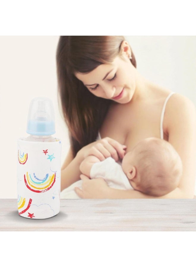 GOTOTOP Bottle Warmer Bag, Bottle Warmer Case Milk Warmer, Portable Cooler Bag with USB Charging Port for Baby Care - Image 3