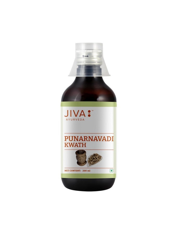 Jiva Punarnavadi Kwath Ayurvedic Herb For Kidney Support & Detoxification | Digestive Health | 100% Ayurvedic & Natural -200ml (Pack of 2) - Image 2
