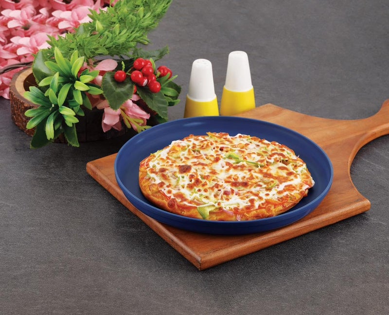 PUTHAK Durable Plastic Dinner Plates, Set of 6, Multicolor, Dishwasher Safe, Microwave Safe, Recycle, BPA Free, Food Grade (Big - 9.5” x 9.5” x 0.6”) - Image 5