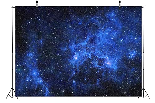 BELECO 5x3ft Fabric Galaxy Background Starry Night Sky Star Backdrops Space Galaxy Birthday Backdrop Universe Nebula Stars Photography Background Banner Kids Space Party Baby Shower Decorations - Image 3