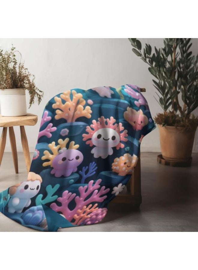 general Children's or student cartoon flannel thin blanket (warm and comfortable, suitable for sleep, games) 100cm*150cm - 218 - Image 4