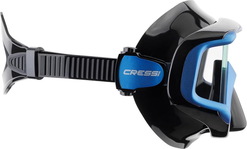Cressi Liberty Triside Diving Mask - Black/Sapphire - Image 4