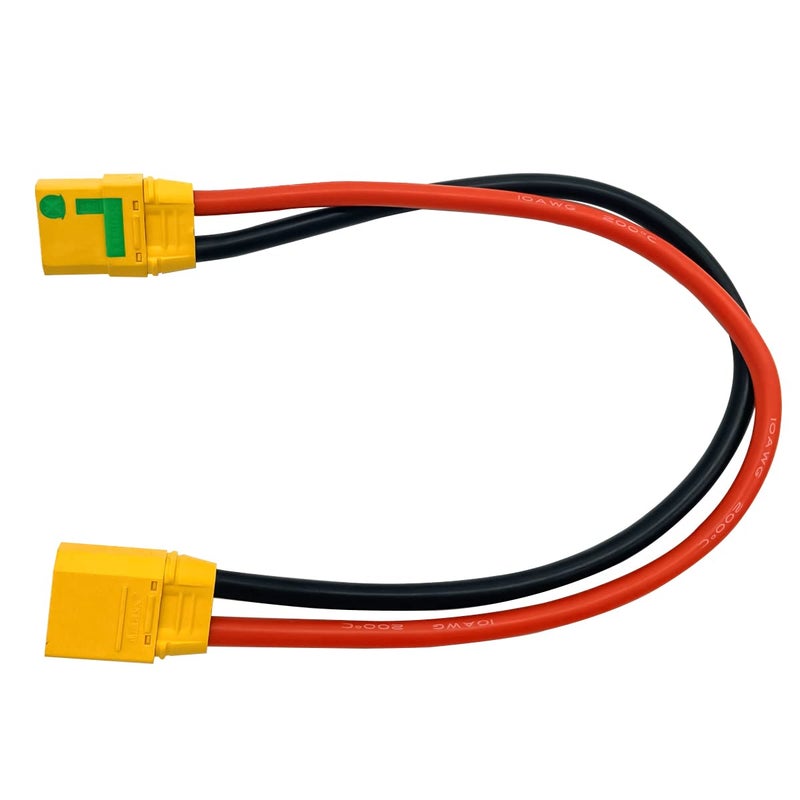 FLY RC XT90-S أنثى مضادة للسباق إلى xt90 ذكر سلك سلك سلك سلك سلك سيليكون سلك 10AWG 30 سم لنموذج الطائرات - Image 1