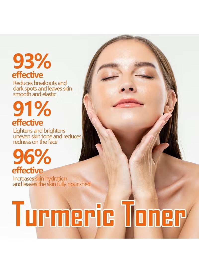 WEST MONTH Turmeric Dark Spot Corrector Toner 100ML Facial Toner For Acne Prone Skin Dark Spot Remover For Face Hydrating Face Toner For Women Treatment - Image 3