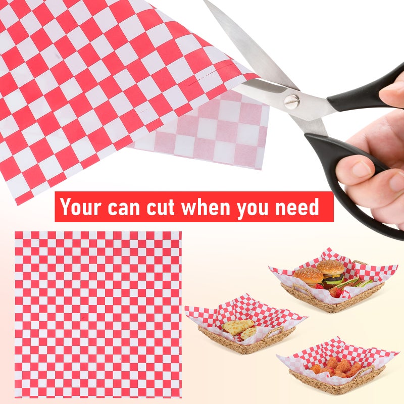 200 Sheets Food Wrap Paper Greaseproof Paper Sandwich Cake Wrappers Liners - Image 4