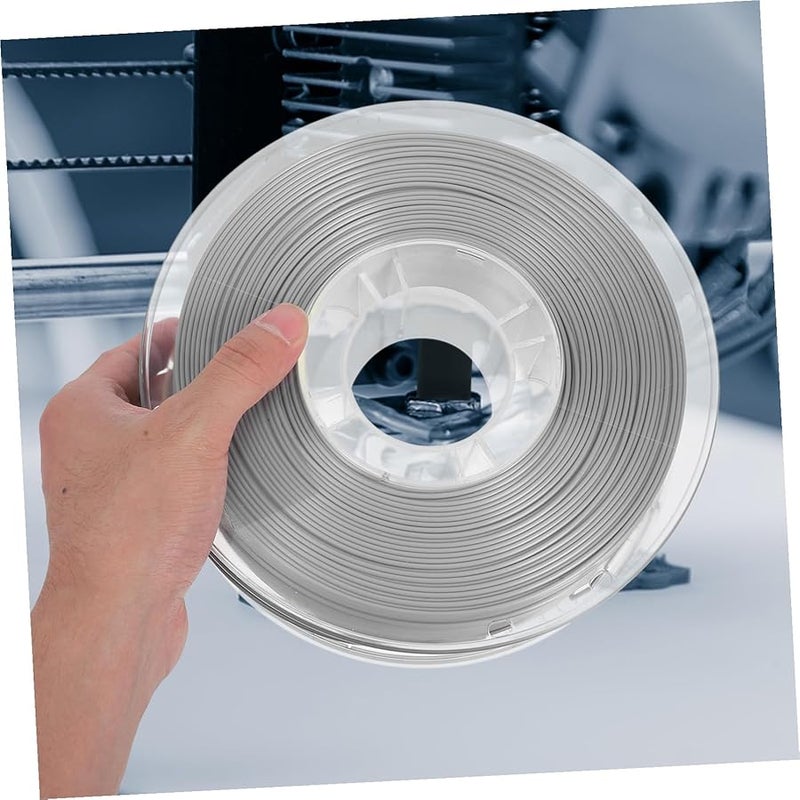 Silver Metallic PLA Filament Flexible Wear Resistant Smooth Non Clogging 3D Printer Material - Image 4