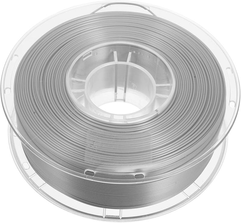 Silver Metallic PLA Filament Flexible Wear Resistant Smooth Non Clogging 3D Printer Material - Image 1