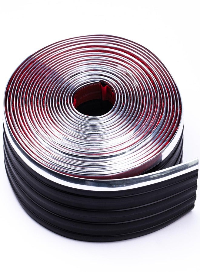gtpartes Chrome Side Body Trim Molding Replacement Compatible with 1988-1998 Chevy GMC Pickup C1500 C2500 C3500 K1500 K2500 K3500 Suburbans Tahoes Silverado Blazers Service Body Truck 2.5"W (Full Roll - 320") - Image 1