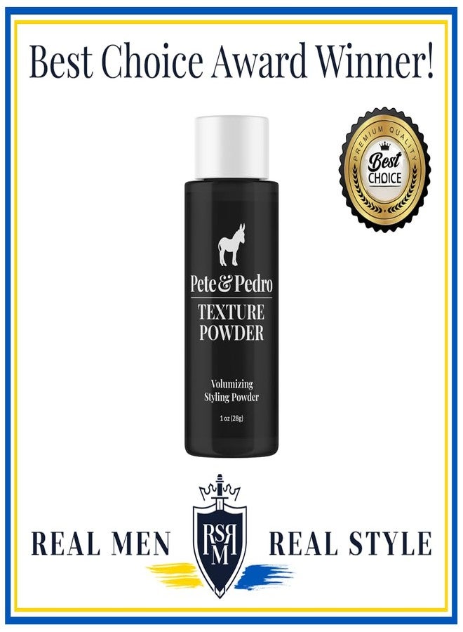 Pete & Pedro TEXTURE POWDER - Texturizing and Volumizing Styling Powder For Men & Women | Adds Mega Volume & Texture, Matte Finish, Root Lifting & Restyleable Hold | As Seen on Shark Tank, 0.5 oz. - Image 5