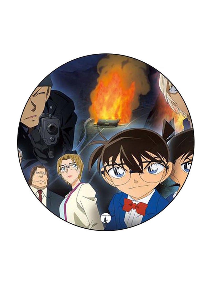 RKN Anime Detective Conan Printed Fridge Magnet Round  Multicolour - Image 2