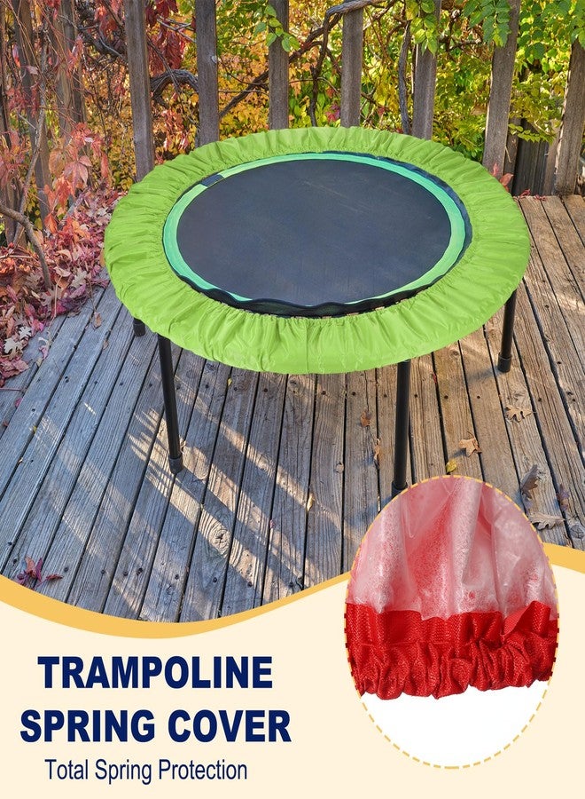 YELARXI Trampolines Spring Cover, Round Small Trampolines Replacement Cover, 6 Holes Safety Pad Replacement - Fitting for (Men/Women/Indoor/Home/Fitness) 36 Inch & Oxford Cloth & Red - Image 5