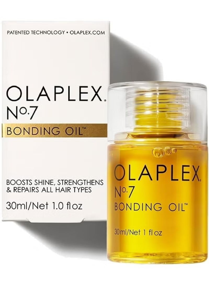 Olaplex No. 7 Bonding Oil, Hair Treatment Oils, Nourishing Treatment For Split Ends And Dry Scalp For All Hair Types, Nourishes And Repairs All Hair Types, Yellow - Image 1
