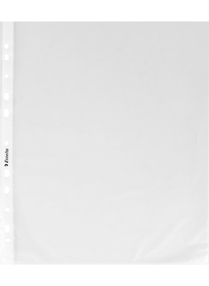 Esselte Bag File A4 11 Holes (100 Pieces) Frosted 479915  - Image 1