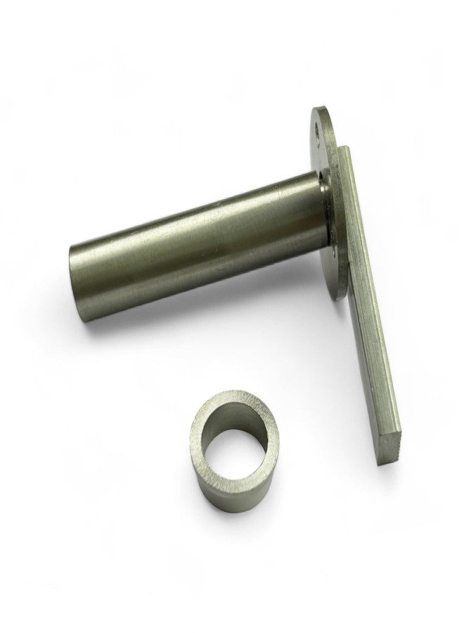 Moksh Plus Brass Panel Lock 2.1/2 Inch (63.50mm)/Sliding Lock/Allen Key Lock/Cylinder Door Lock/L-Key Lock S.S. Finish with S.S. Molding Key Use for Window and Cupboard Sliding Door (Pack of 1 Pcs.) - Image 3