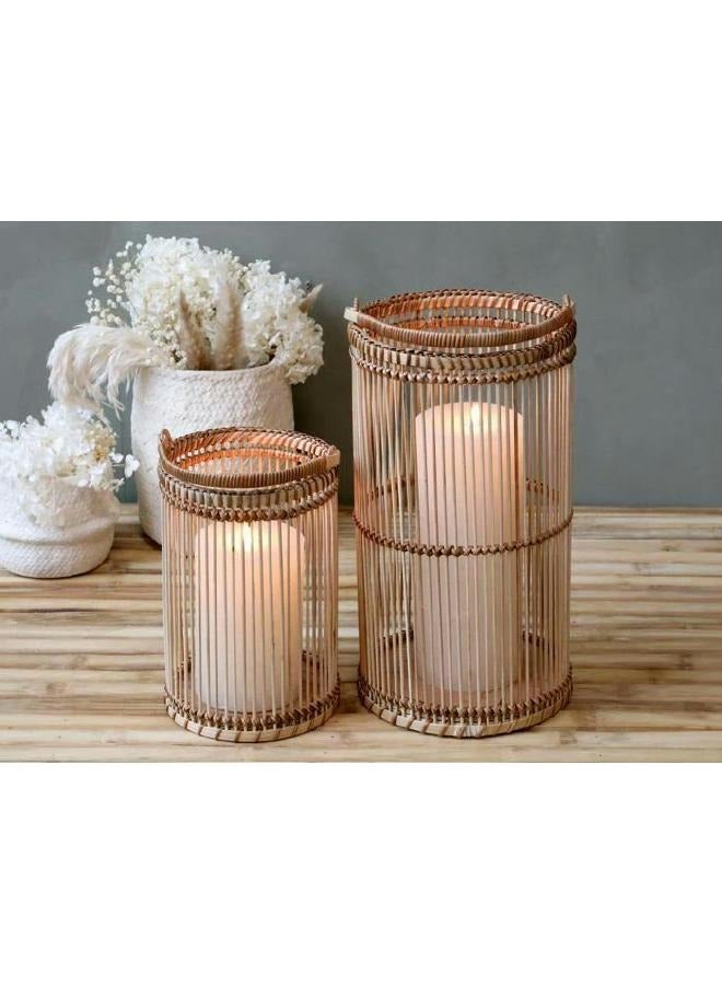 لوفت الخيزران، فانوس، مجموعة من 2، طبيعي-189205 - Image 2