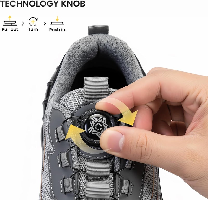 D.D.Star Steel Toe Safety for Men Lightweight Work Sneaker Comfortable Puncture Proof And Fashion For Work. - Image 3