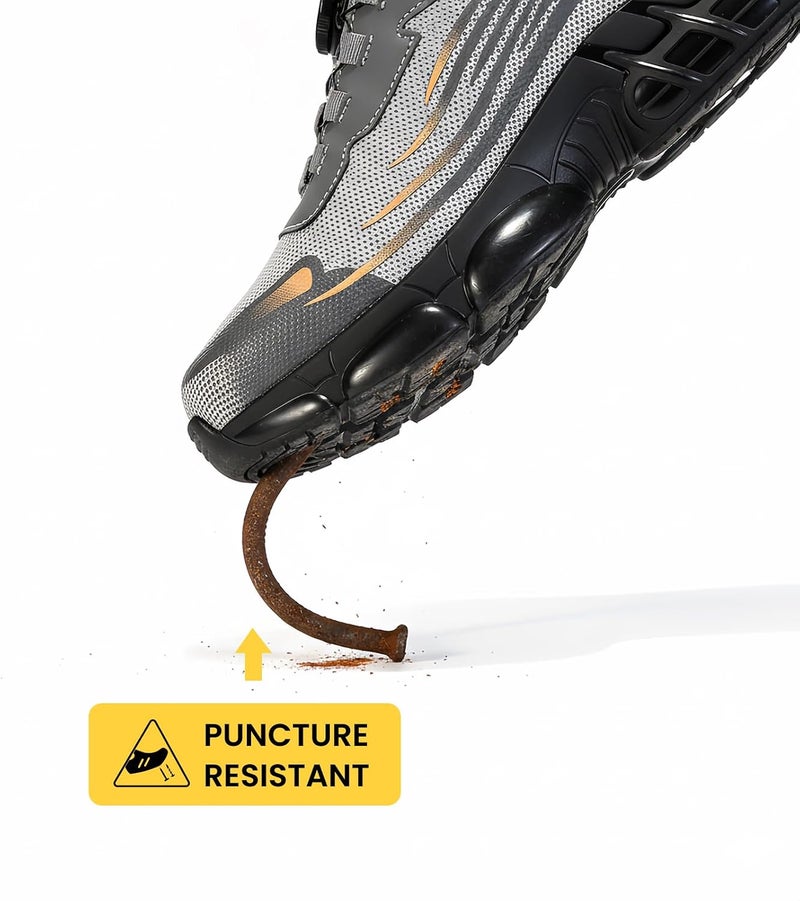 D.D.Star Steel Toe Safety for Men Lightweight Work Sneaker Comfortable Puncture Proof And Fashion For Work. - Image 4