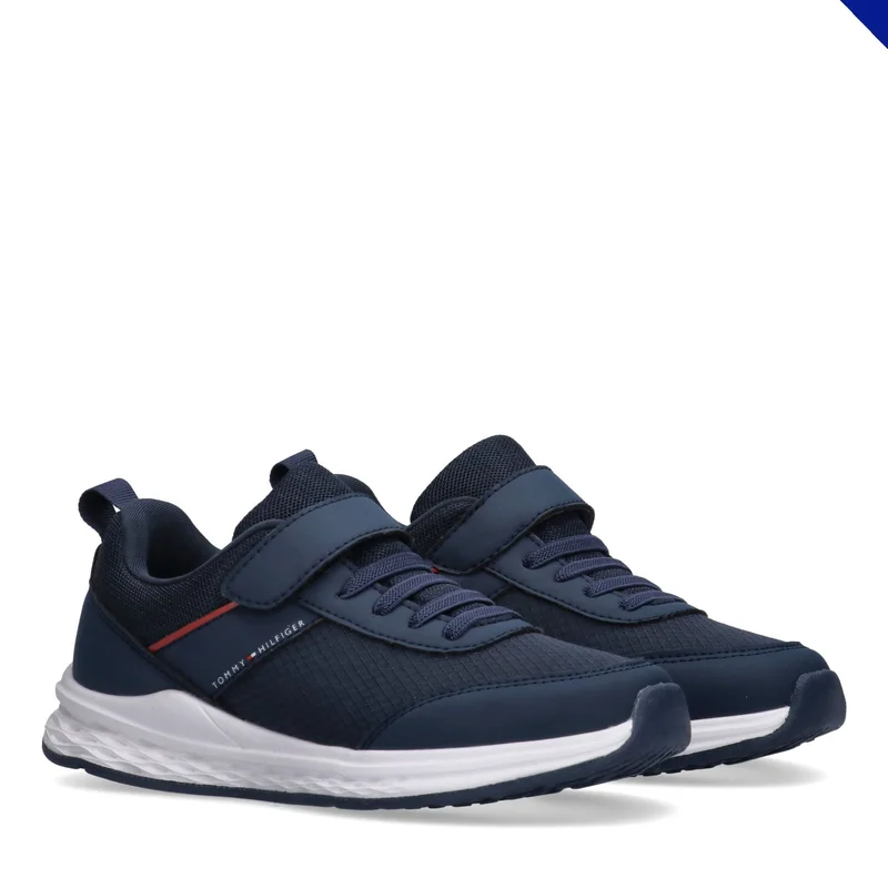 TOMMY HILFIGER Little Low Top Lace Up/Velcro Sneakers