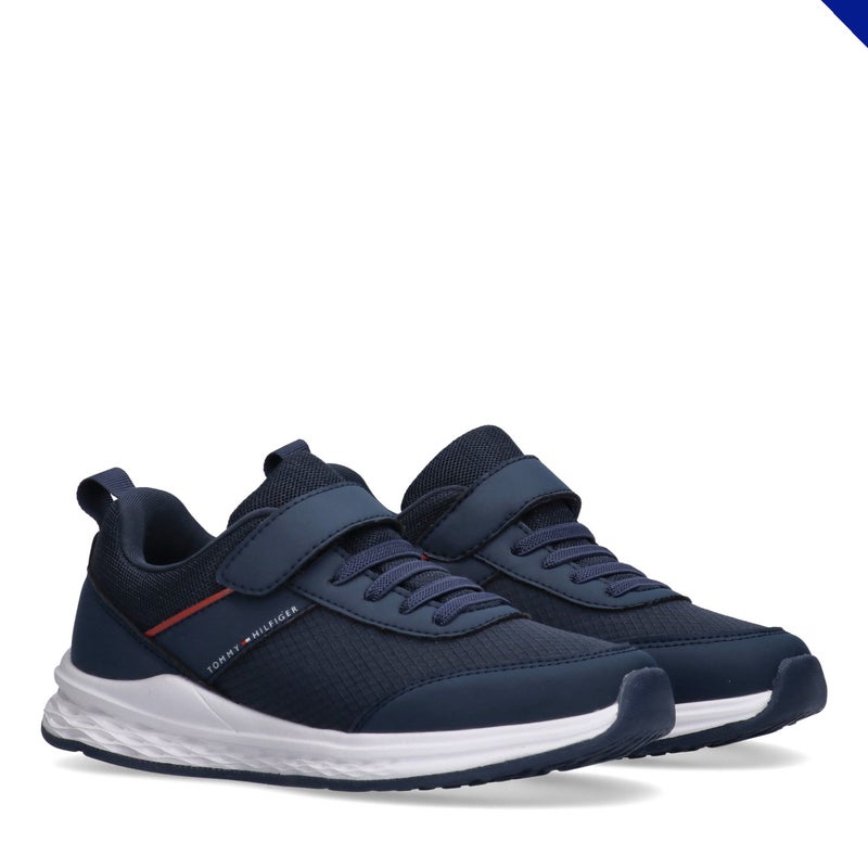 تومي هيلفيغر حذاء رياضي برباطشريط لاصق منخفض من الدانتيل - Image 2