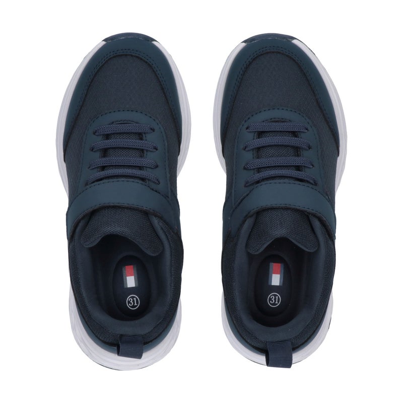 تومي هيلفيغر حذاء رياضي برباطشريط لاصق منخفض من الدانتيل - Image 4