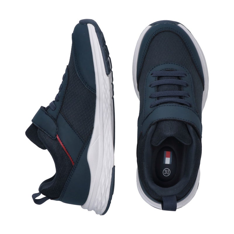 تومي هيلفيغر حذاء رياضي برباطشريط لاصق منخفض من الدانتيل - Image 5