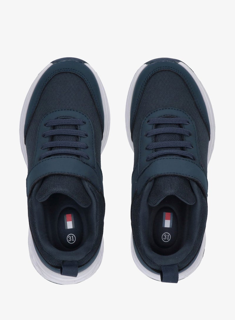 تومي هيلفيغر حذاء رياضي برباطشريط لاصق منخفض من الدانتيل - Image 4