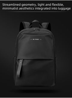 Generic Generic Backpack Lightweight Outdoor Travel Laptop Bag Waterproof Large Capacity Computer Backpack 30*16*44 Cm - Black  - Image 3