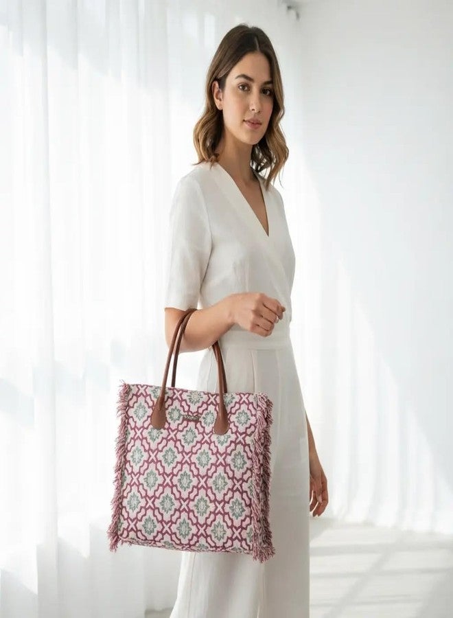ENSAC حقائب تسوق كبيرة من إنساك للنساء، حقائب يد كبيرة، حقيبة كتف كبيرة فاخرة ذات سعة كبيرة للفتيات، حقيبة أنيقة وعملية للمكتب والجامعة، حقيبة يد واسعة مع جيوب داخلية. - Image 2