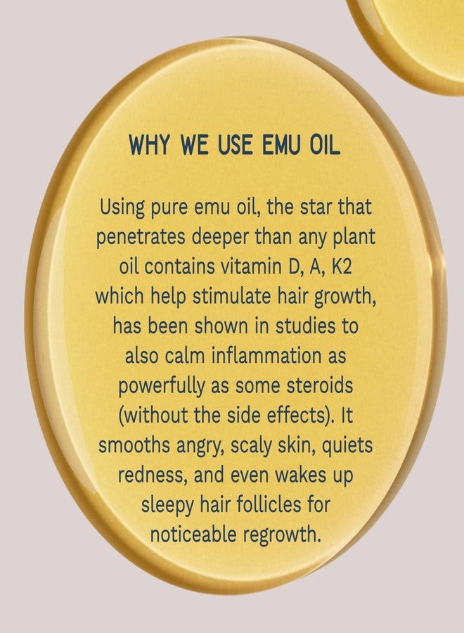 Shwally Nourish & Protect Hair & Body Oil Serum - Pure Emu, Rosemary, Macadamia, Castor, Coconut & Olive Oils For Hair Growth, Strengthening, Split Ends & Dry Scalp (4 Oz, Body Oil - Nutty Castor & Macadamia - Image 3