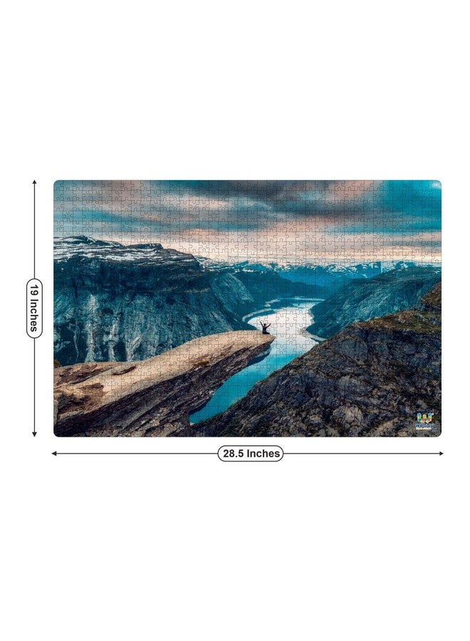 Webby The Cliff Wooden Puzzle | Best Gift for Teenager | Fun & Challenging| Puzzle for Adult & 14+ Kids, 1000 Pieces Puzzle - Image 2