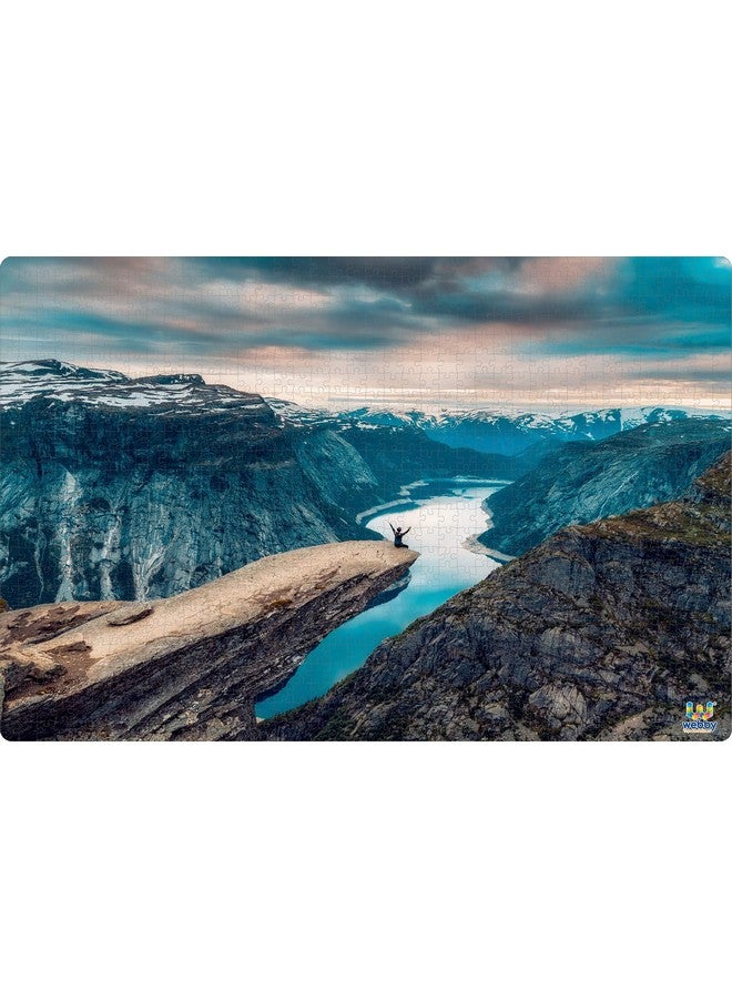 Webby The Cliff Wooden Puzzle | Best Gift for Teenager | Fun & Challenging| Puzzle for Adult & 14+ Kids, 1000 Pieces Puzzle - Image 1