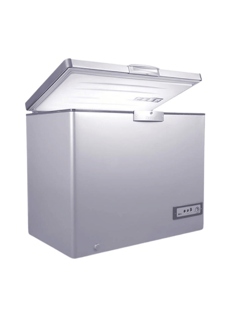 Passap Chest Freezer, 260 Liters, Silver Interior, Stainless Steel, CF335PASSISAPRO