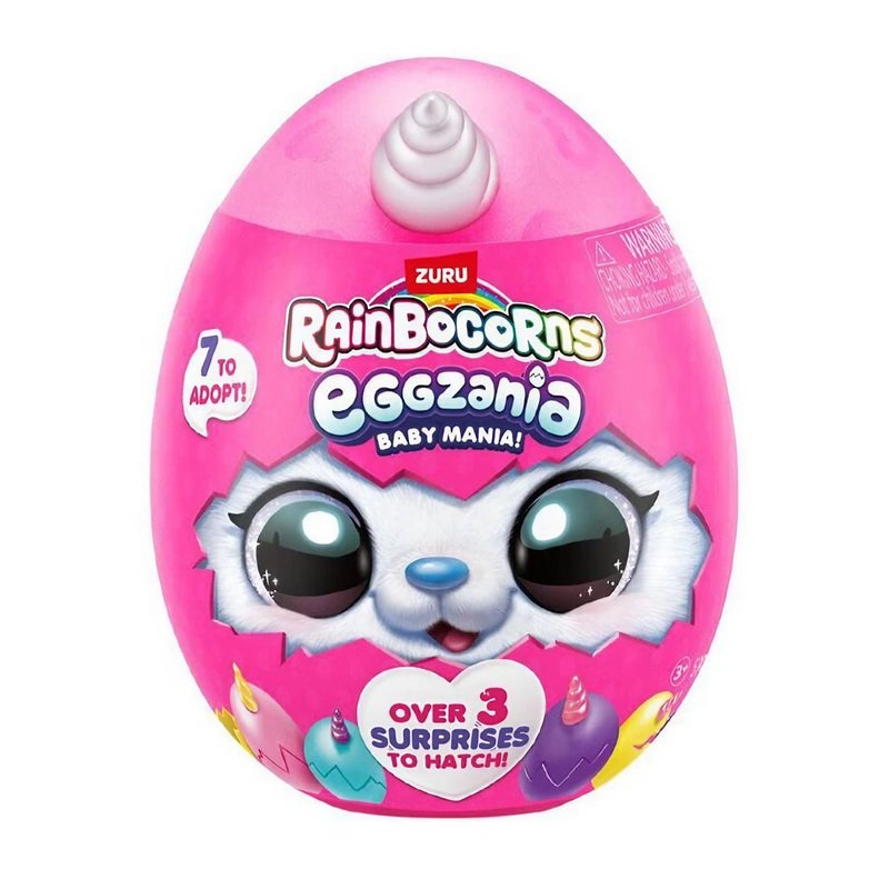 ZURU Rainbocorns Eggzania Baby Mania! Series 1 Surprise Plush Toy (Assorted) - Image 2