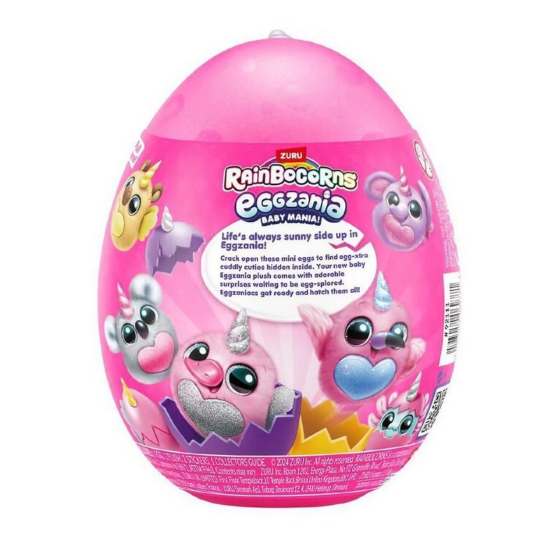 ZURU Rainbocorns Eggzania Baby Mania! Series 1 Surprise Plush Toy (Assorted) - Image 4
