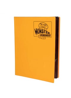 Monster Protectors Monster Protectors 9-Pocket Trading Card Album, Matte Sunflower Orange, Holds 360 Cards, Works with YuGiOh, Pokemon, Magic The Gathering, Durable Cover and Protector Pages  - Image 1