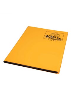 Monster Protectors Monster Protectors 9-Pocket Trading Card Album, Matte Sunflower Orange, Holds 360 Cards, Works with YuGiOh, Pokemon, Magic The Gathering, Durable Cover and Protector Pages  - Image 2