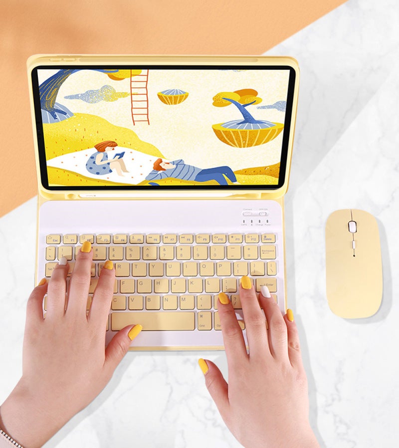 مناسب لجهاز 2021 iPad Pro 11 إنش، حافظة لوحة مفاتيح لاسلكية بلوتوث ثنائية الوضع، حافظة جلدية 10، حافظة جلدية خضراء + لوحة مفاتيح خضراء + أخضر (شحن ثنائي الوضع) iPad 12.9 إنش 2022/21/2018 متوافق مع جميع الإصدارات - Image 2