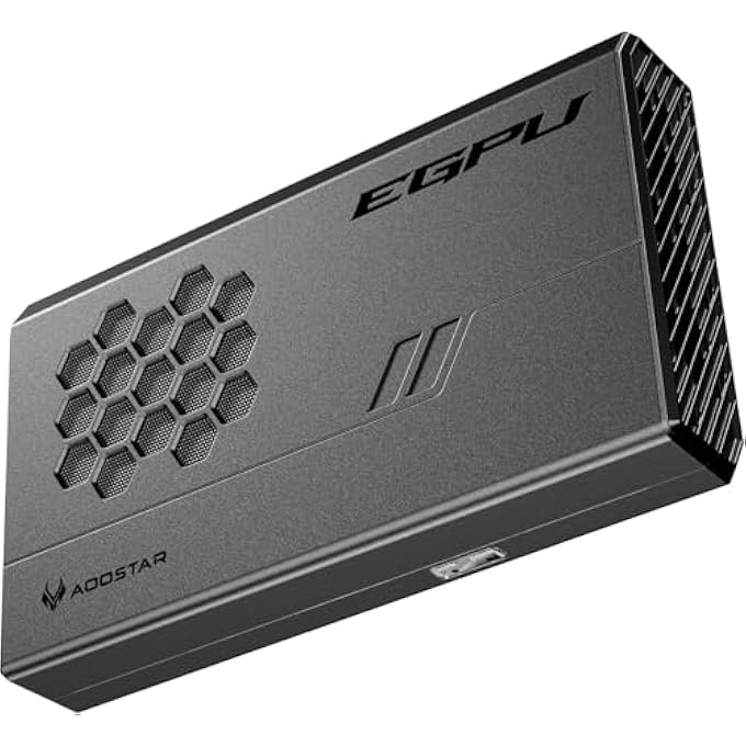 rayihni XG76-7600XT - EXPANSION STATION FOR EGPU EXPANSION CARD, RADEON RX 7600 XT, 8GB GDDR6, RDNA3-GPU, EXTERNAL GRAPHICS BASE STATION WITH OCULINK/USB4/HDMI/TYPE C/DP*2 - Image 1